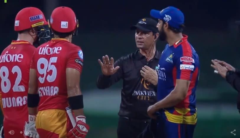 Colin Munro and Iftikhar Ahmed and Imad Wasim (Photo-PSL)