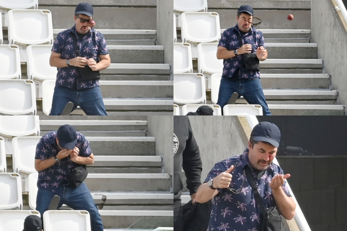 Tim Southee Injures Fan With His Six On Day 5 Of The ICC WTC Final