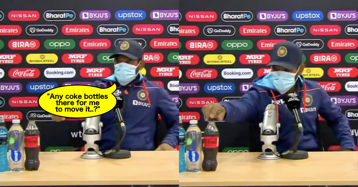 "Any Coke Bottles There For Me To Move It" : India Fielding Coach R Sridhar Pokes Fun At Cristiano Ronaldo's Coca-Cola Snub