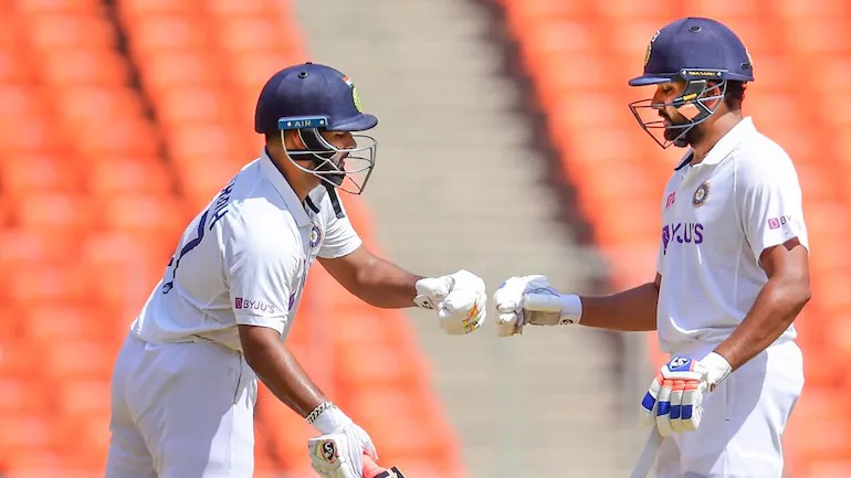 Rishabh Pant and Rohit Sharma