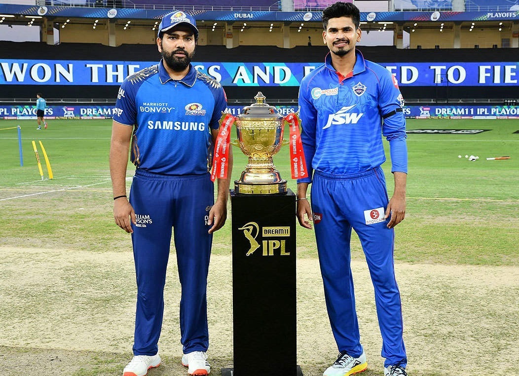 Rohit Sharma and Shreyas Iyer During IPL 2020 Final