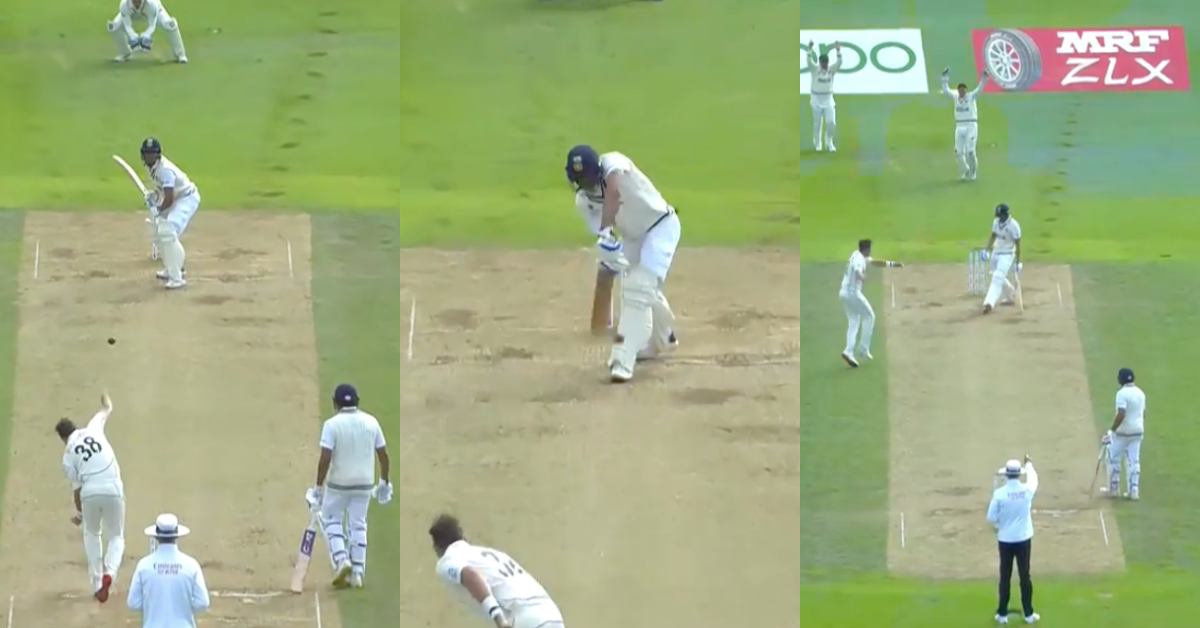 Watch: Tim Southee Strikes First Blood; Pings Shubman Gill Plumb On Front