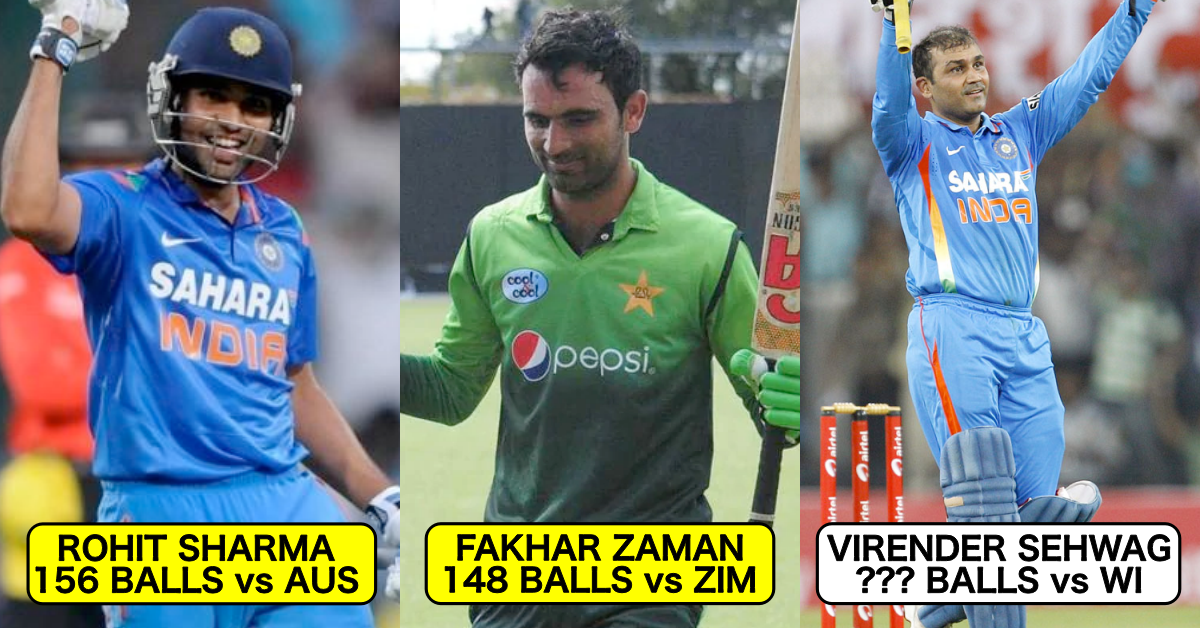 Top 8 Fastest Double Centuries In ODI Cricket