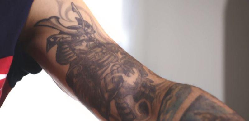 Virat Kohli's Japanese Samurai Tattoo