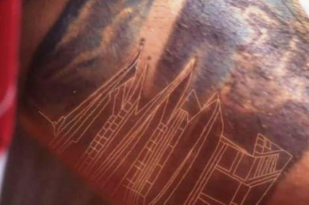 Virat Kohli's Monastery Tattoo