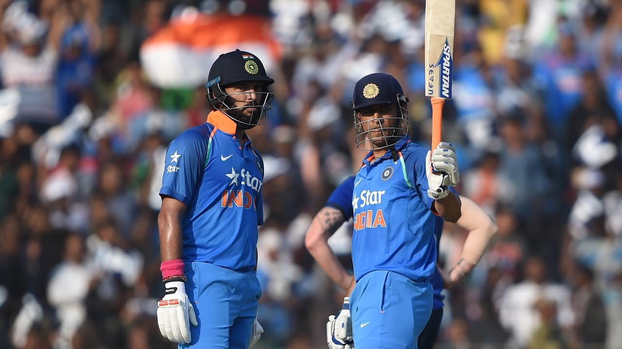 Yuvraj Singh And MS Dhoni, India