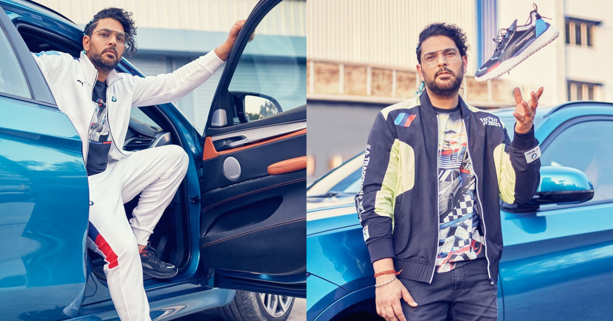 Yuvraj Singh Becomes Face Of Puma Motorsport In India
