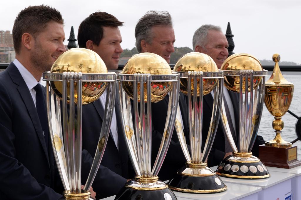 Allan Border, Steve Waugh, Ricky Ponting, Michael Clarke.