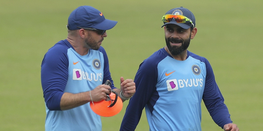 Virat Kohli with Nick Webb (Photo- AP)