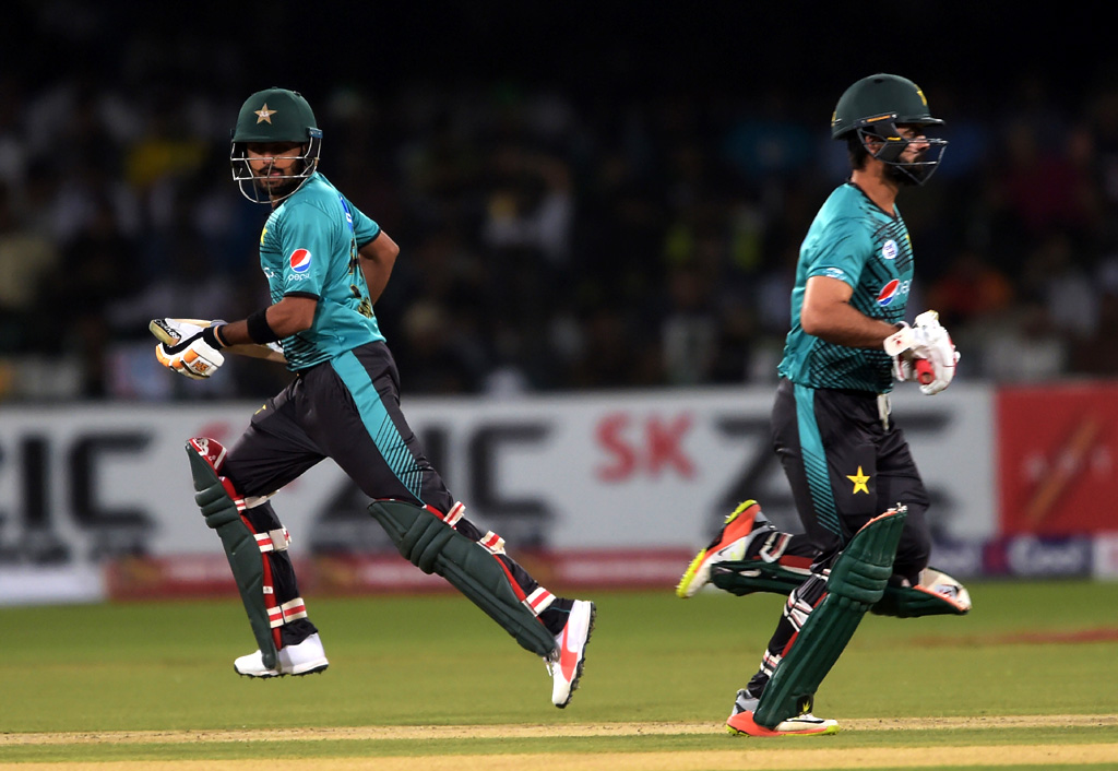 Ahmed Shahzad and Babar Azam