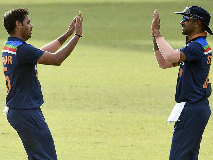 Bhuvneshwar Kumar and Shikhar Dhawan