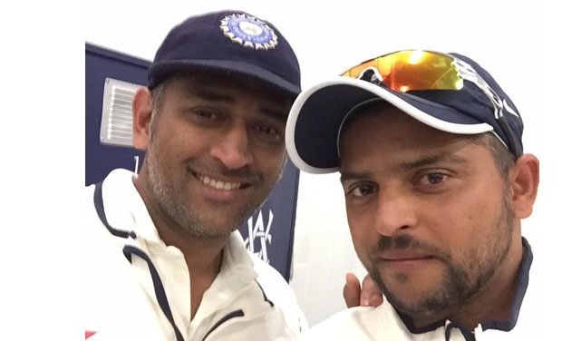 MS Dhoni and Suresh Raina (Photo- Twitter)