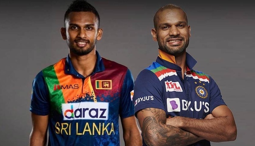Dasun Shanaka and Shikhar Dhawan