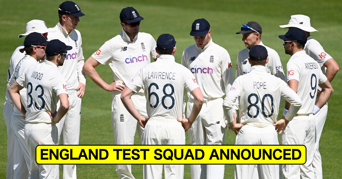 Just IN: England Announce 17-Member Squad For First Two Tests Against India