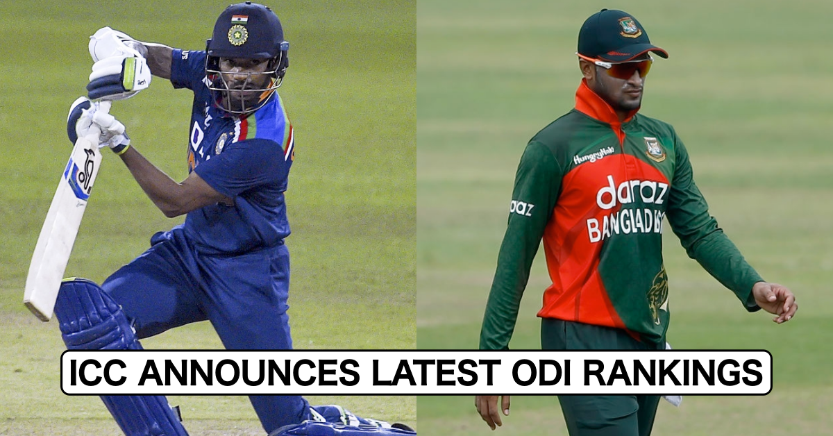 ICC ODI Rankings: Shikhar Dhawan Moves To 16th Spot For Batsmen; Shakib Al Hasan Breaks Into Top 10 In Bowlers' Rankings