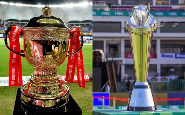 IPL and PSL trophy (Photo-Twitter)