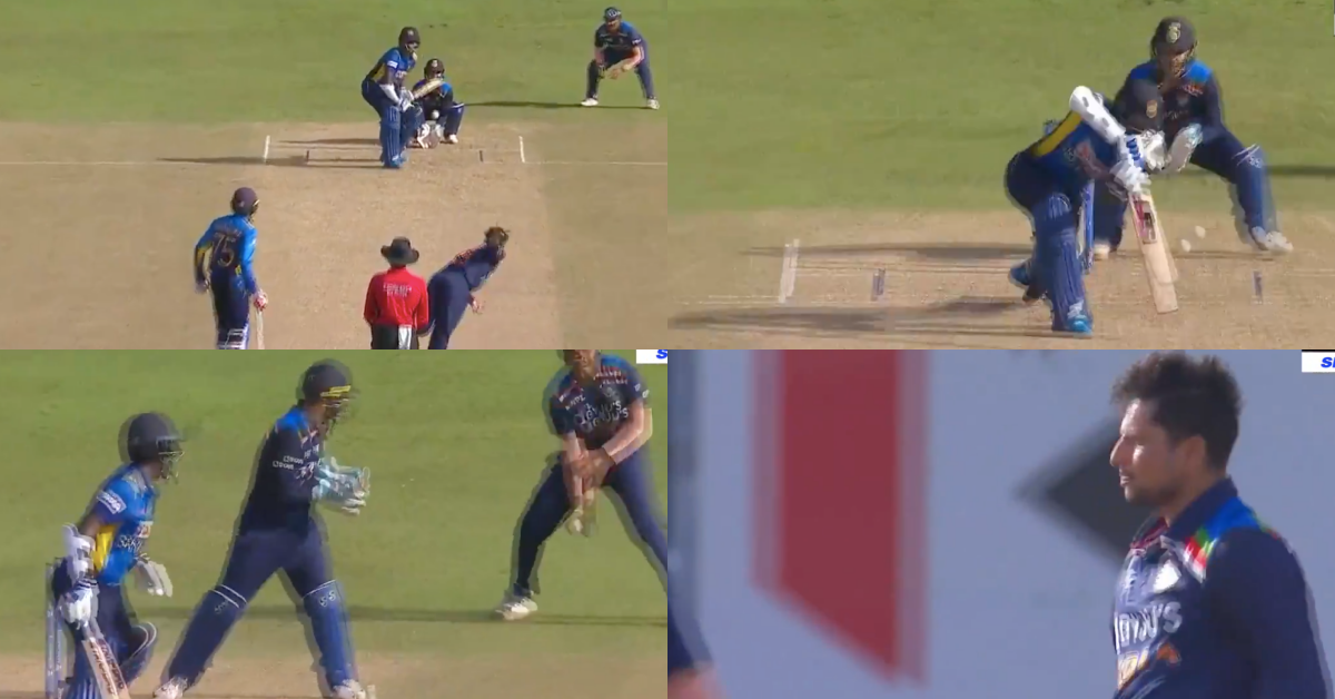 Watch: Kuldeep Yadav Dismisses Minod Bhanuka To Claim His 2nd Wicket Of The Over