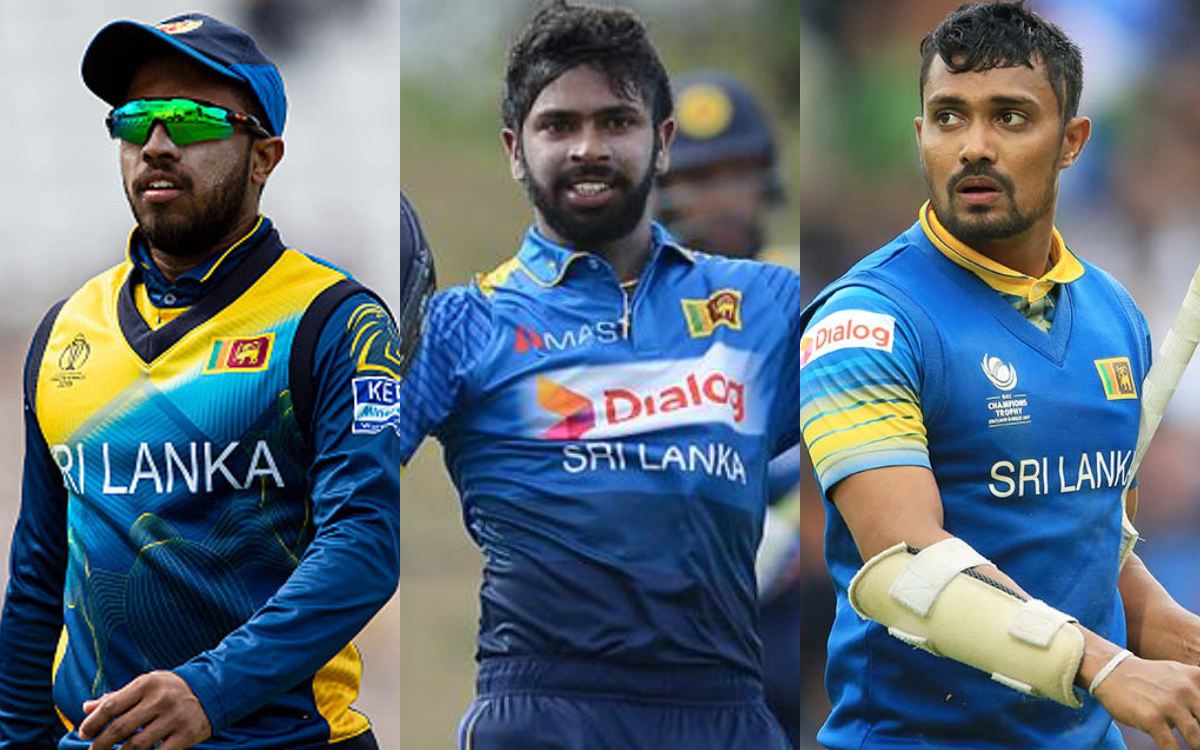 Kusal Mendis, Niroshan Dickwella and Danushka Gunathilaka
