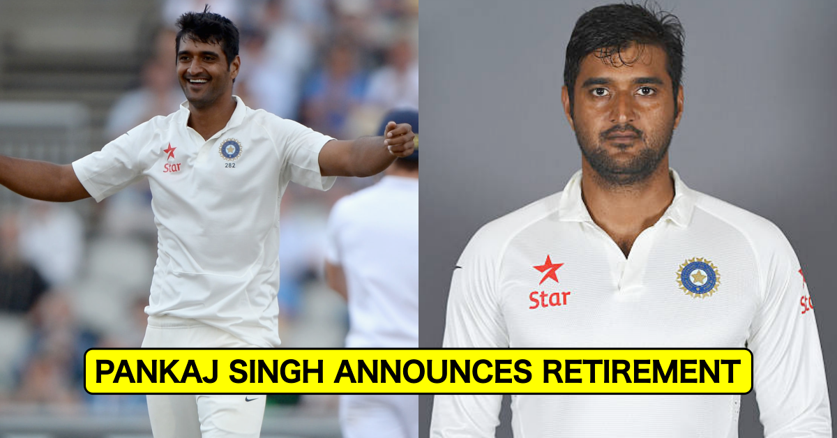 Just In: Former Indian Fast Bowler Pankaj Singh Announces Retirement From All Forms Of Cricket