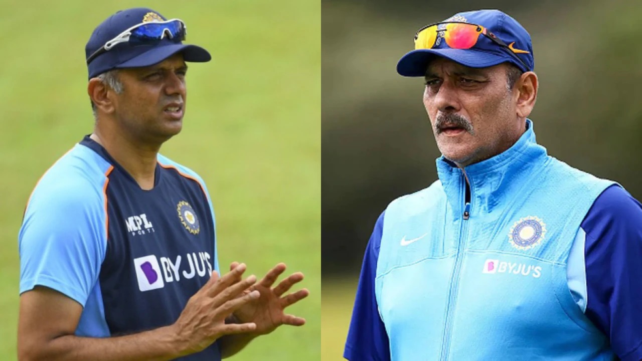 Rahul Dravid and Ravi Shastri