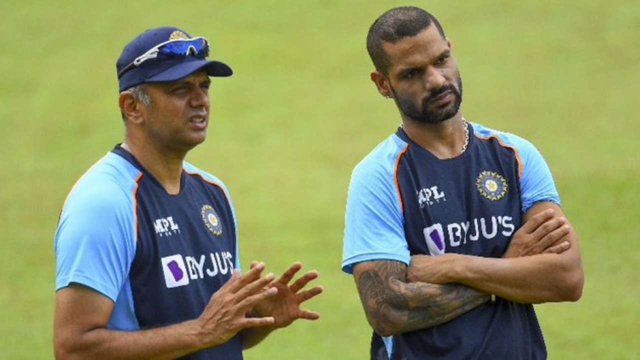 Rahul Dravid and Shikhar Dhawan