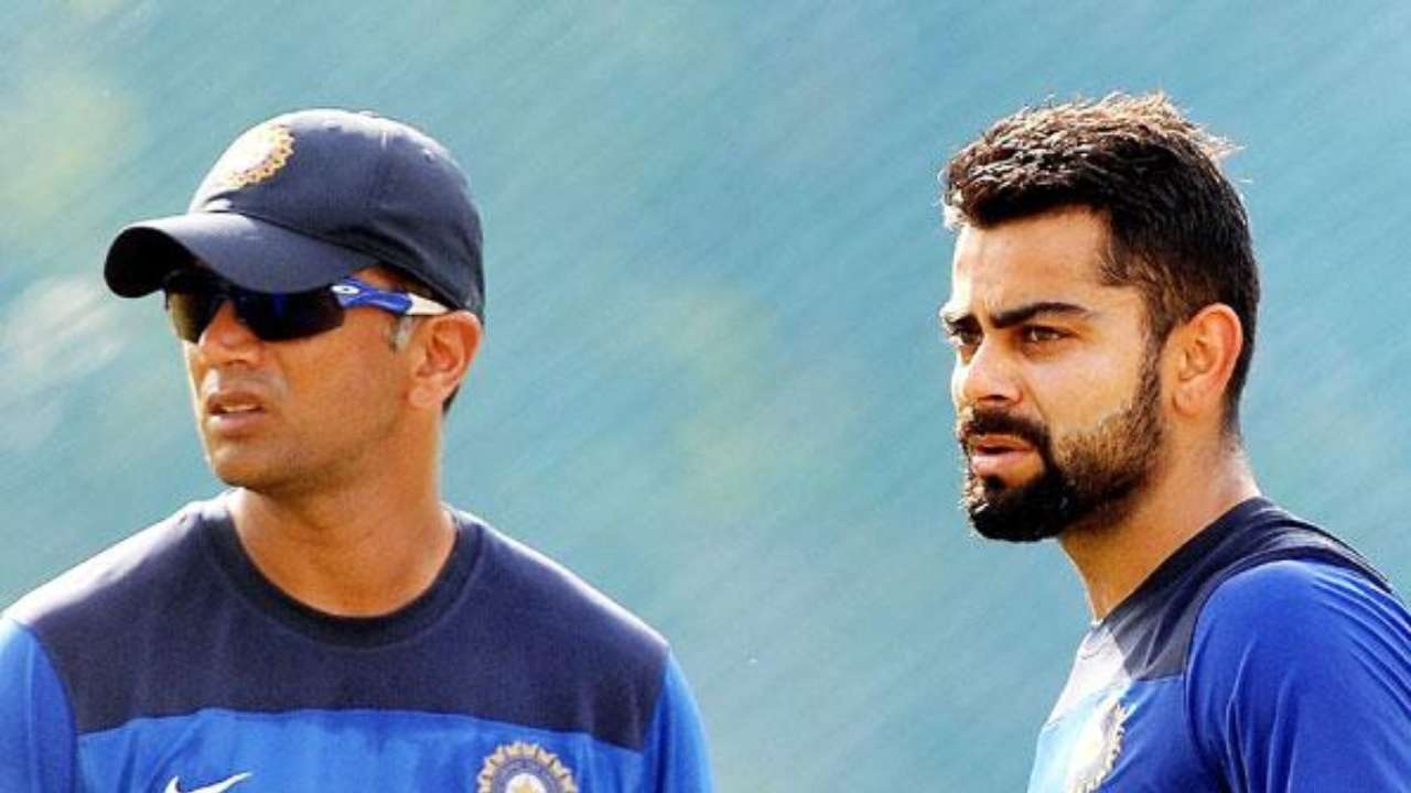 Rahul Dravid and Virat Kohli