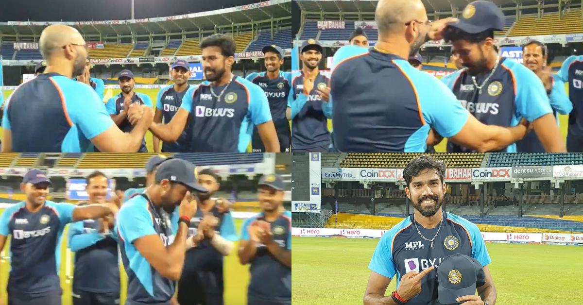 Watch: Sandeep Warrier Gets Emotional After Receiving Maiden India Cap