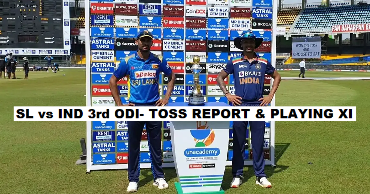 Sri Lanka vs India 2021, 3rd ODI- Toss Report