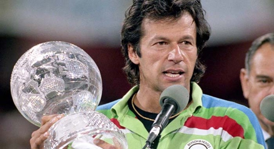 Imran Khan led Pakistan to the 1992 World Cup triumph. Image-AP