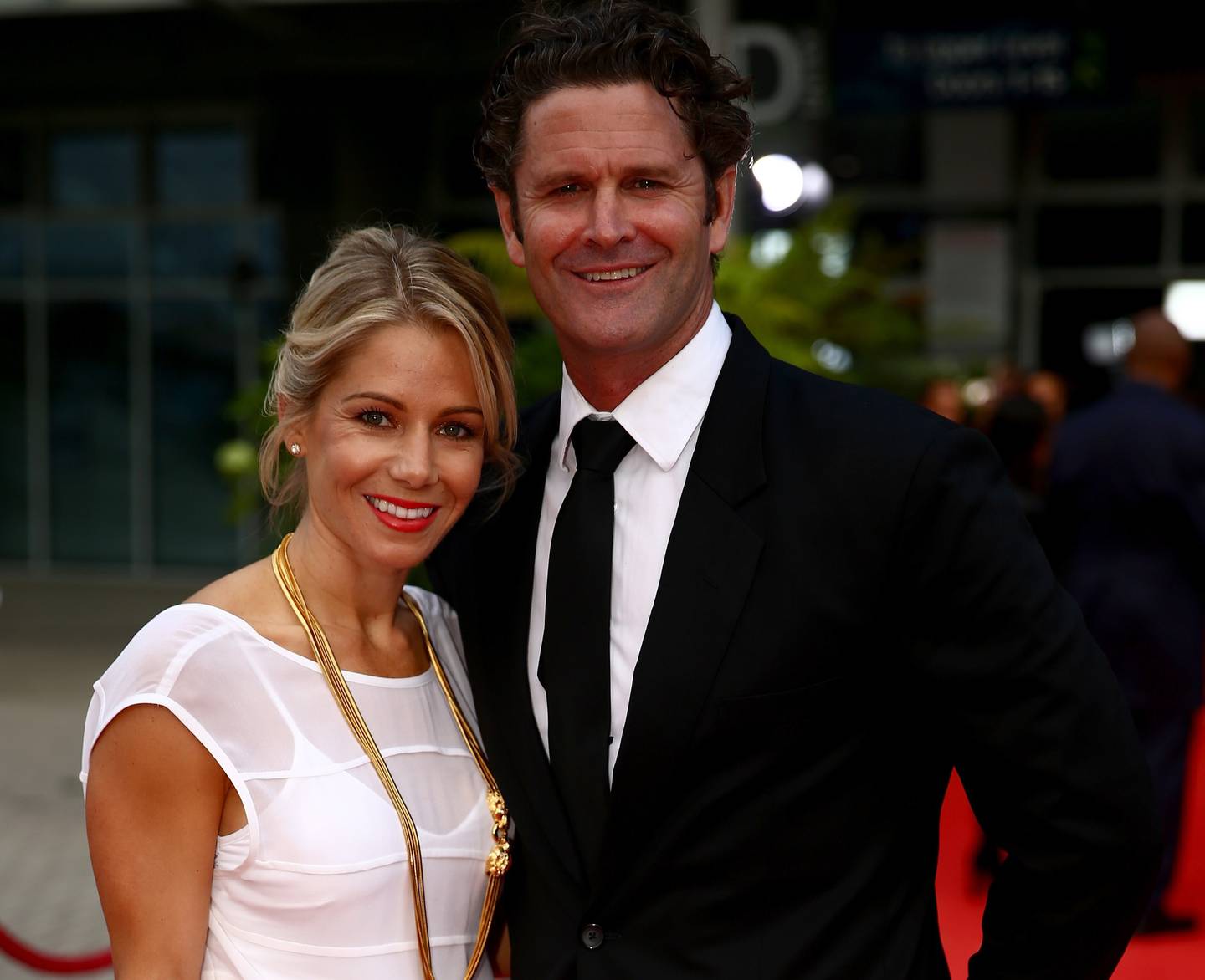 Chris Cairns With Wife Melanie Cairns