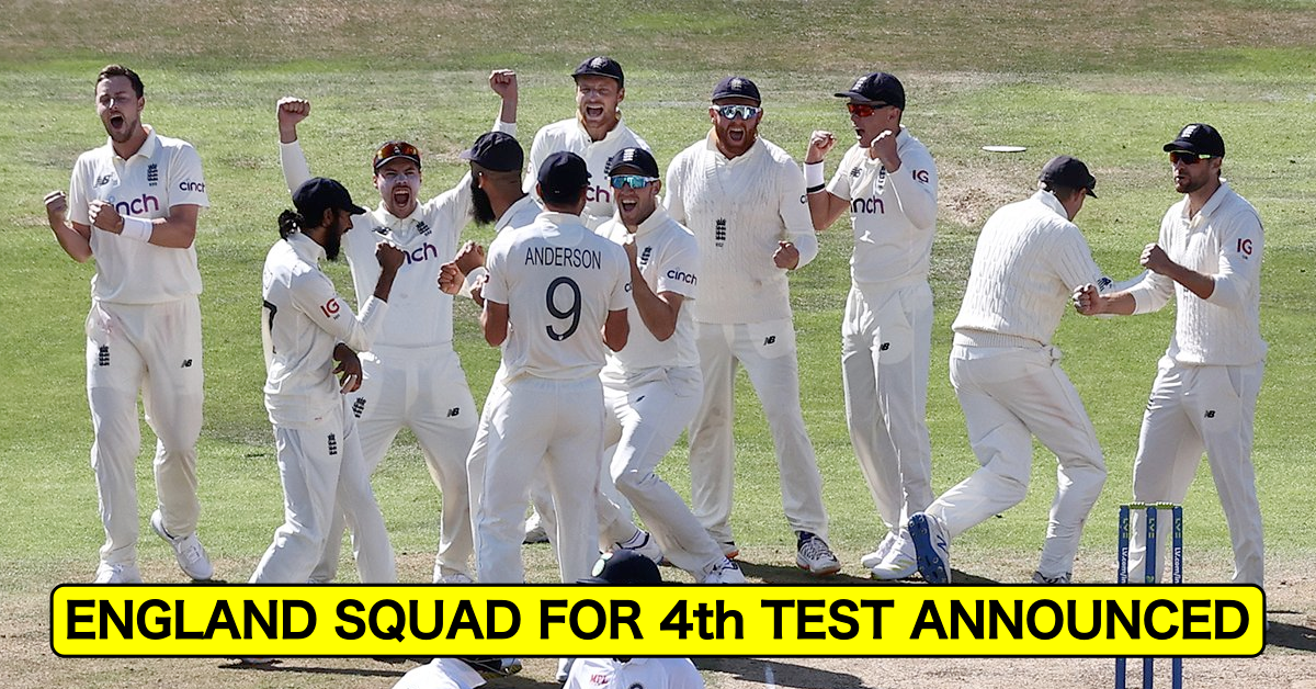 Just In: England's Squad For 4th Test Announced; Jos Buttler Misses Out