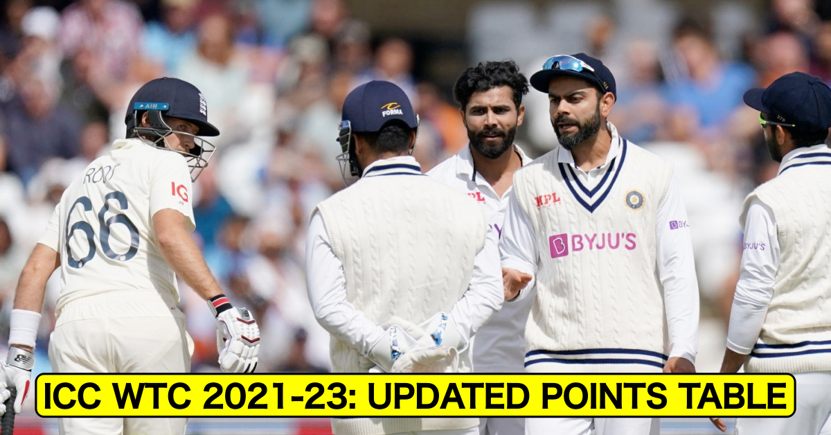 ICC World Test Championship 2021-23: Updated Points Table After 1st Test Between England And India