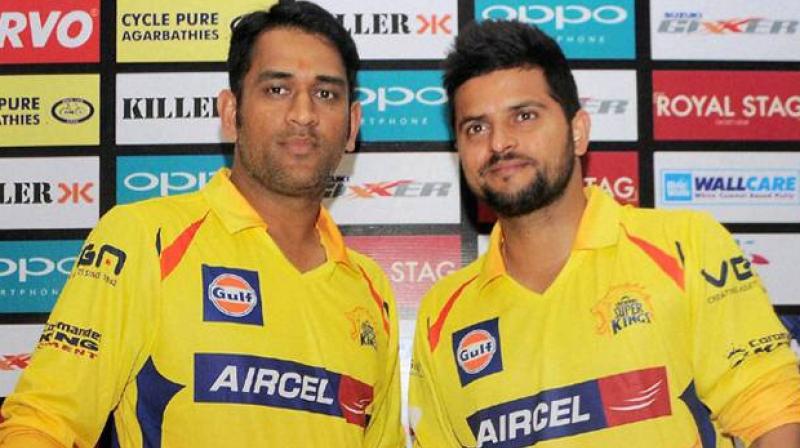 MS Dhoni and Suresh Raina