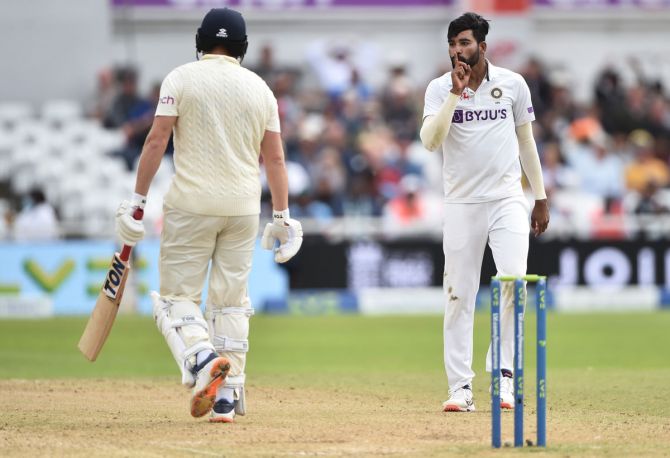 Mohammed Siraj Dismisses Jonny Bairstow During Lord's Test