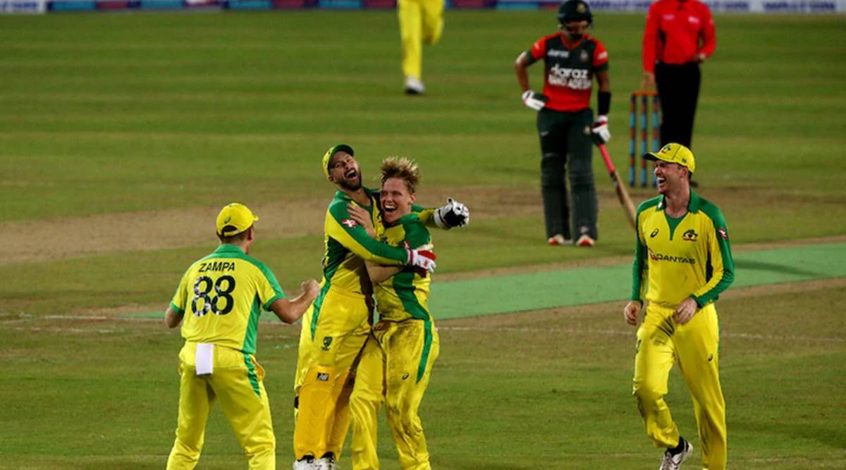 Nathan Ellis Takes Hat-Trick Against Bangladesh in Debut T20I