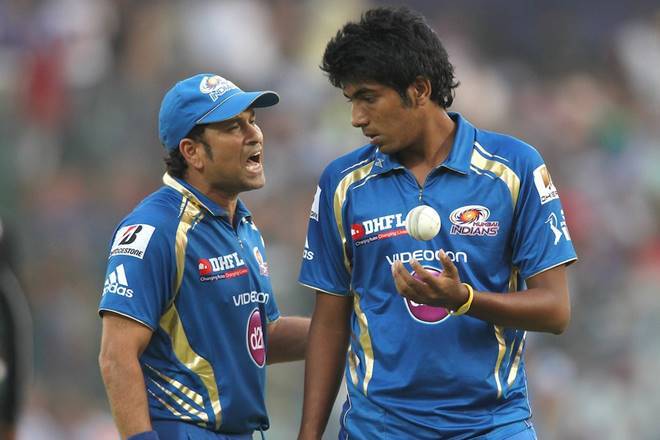 Jasprit Bumrah Reveals How Mumbai Indians Signed Him After John Wright Spotted Him In A Domestic Match 2 Sachin Tendulkar and Jasprit Bumrah