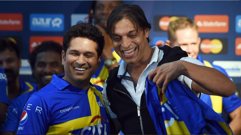 Sachin Tendulkar and Shoaib Akhtar