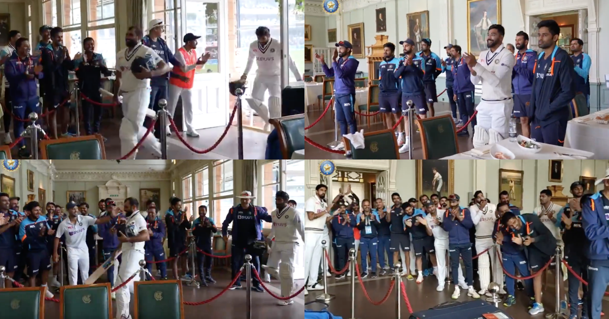 Watch: Mohammed Shami And Jasprit Bumrah Greeted With A Standing Ovation By The Indian Team In The Change Room