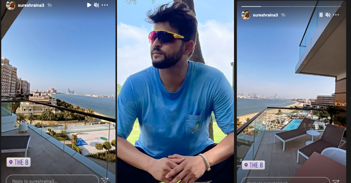 IPL 2021: Suresh Raina Shares View From His "Balcony" After Entering Quarantine In UAE