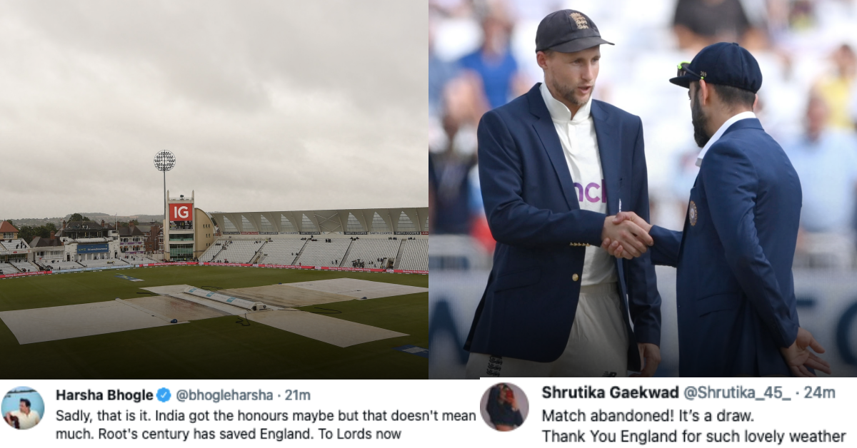 England vs India 2021: Twitter Reacts As Persistent Rain Leads To A Washout On Day 5