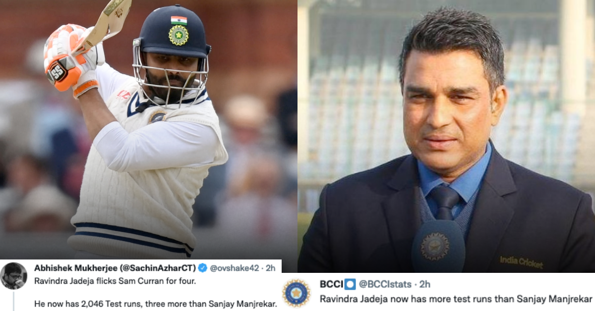 Twitter Reacts After Ravindra Jadeja Goes Past Sanjay Manjrekar's Tally Of Test Runs