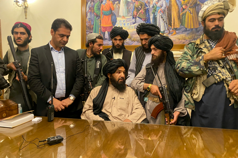 Taliban fighters