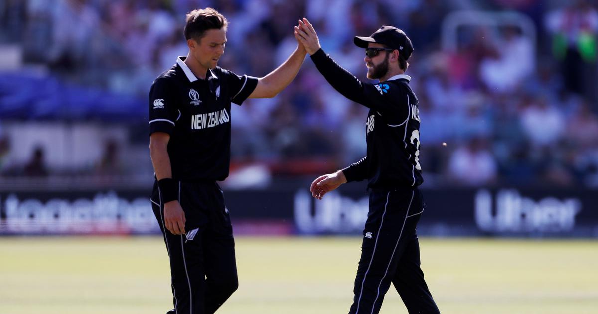 Trent Boult and Kane Williamson