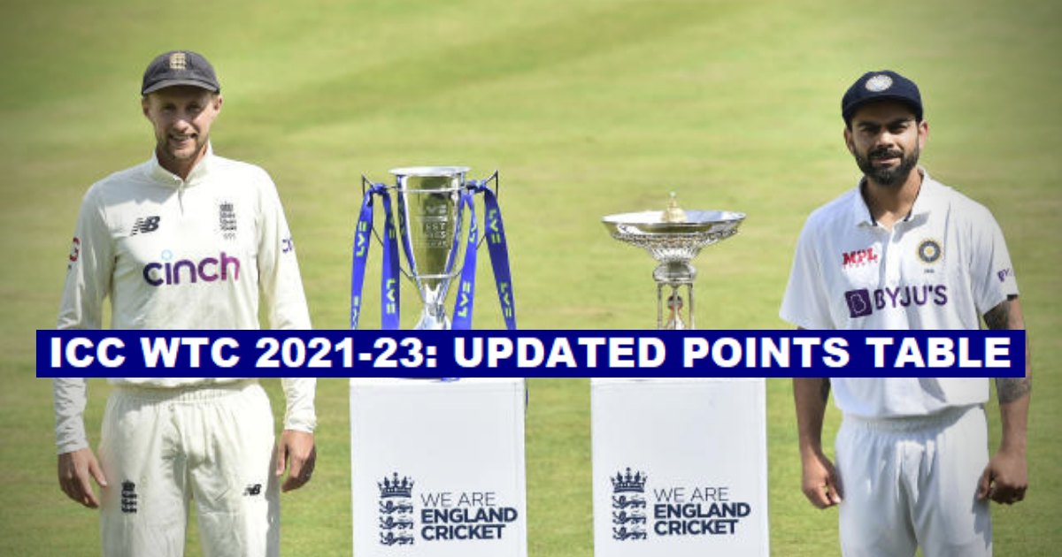 ICC World Test Championship 2021-23: Updated Points Table After The 3rd Test Between England And India