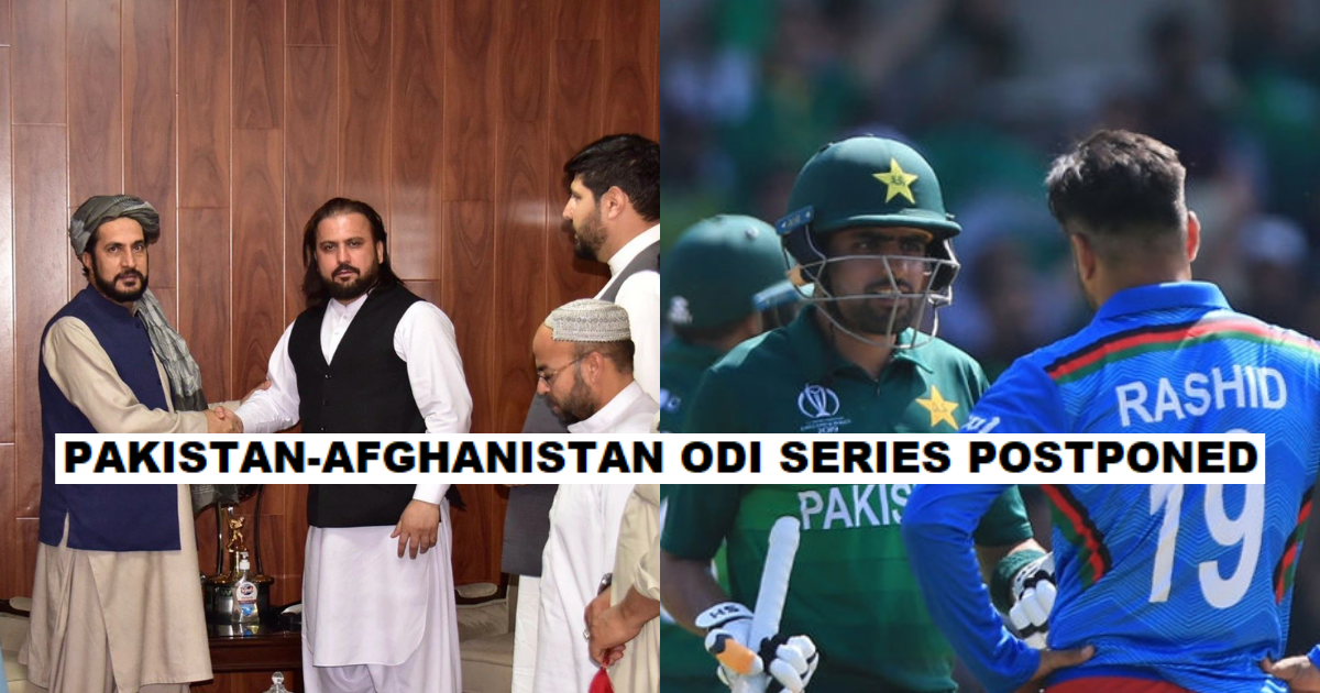Pakistan-Afghanistan ODI Series Postponed
