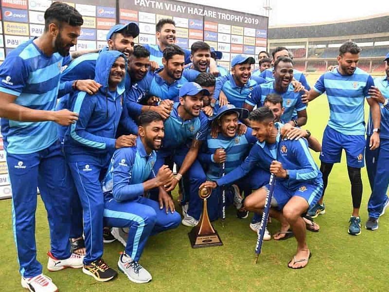 Vijay Hazare Trophy 2019 Winners