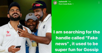 Ravichandran Ashwin Hilariously Trolls Fake Media Reports Stating He Had Complained To The BCCI About Virat Kohli 11 Ravichandran Ashwin Hilariously Trolls Fake Media Reports Stating He Had Complained To The BCCI About Virat Kohli