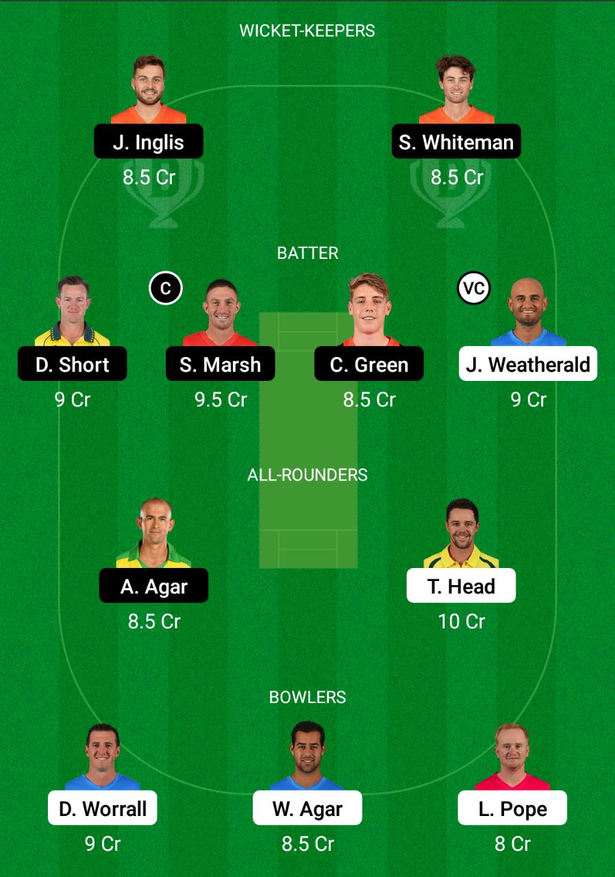 SAU vs WAU Dream11 Prediction, Fantasy Cricket Tips, Playing XI, Pitch Report, Dream11 Team, Injury Update – Australia One-Day Cup 7 SAU vs WAU Dream11 Prediction Fantasy Cricket Tips Dream11 Team Australia One-Day Cup