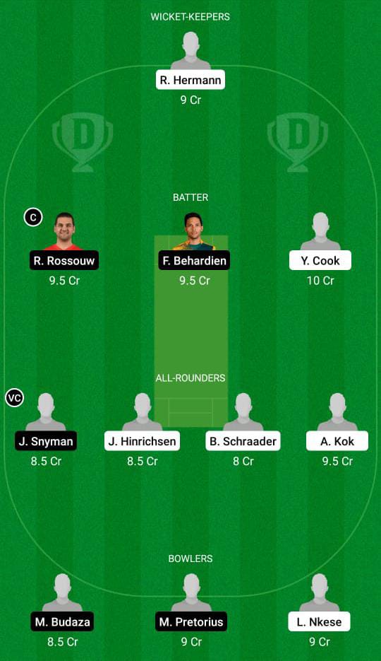 MPR vs KTS Dream11 Prediction Fantasy Cricket Tips Dream11 Team CSA T20 Cup 