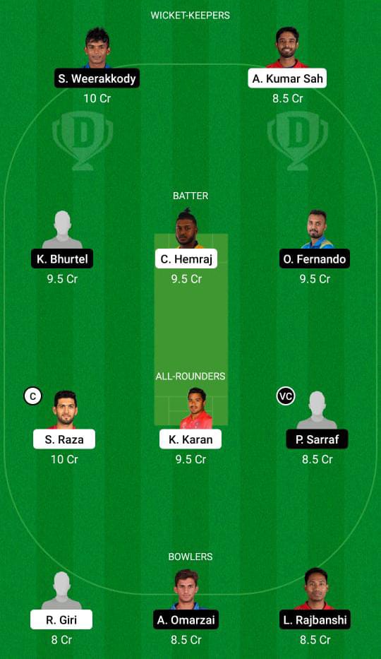 BW vs LP Dream11 Prediction Fantasy Cricket Tips Dream11 Team 